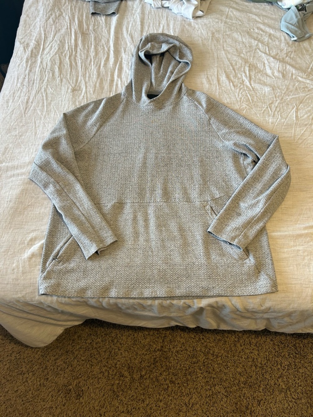 lululemon at ease hoodie (grey)